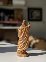 Carved Wooden Statue Of The Virgin Mary