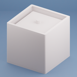 Silicone Planter Mold, Square Flower Pot Mold Succulent Plants Mold Candle Holder Mold for Home Garden Decor
