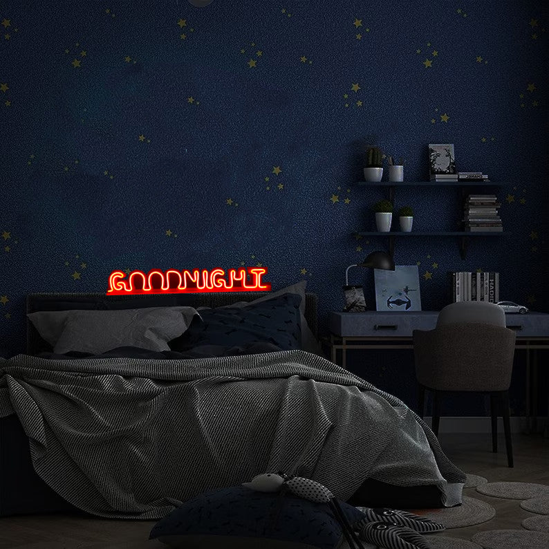 Goodnight Led Neon Sign - Self Standing