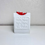 "Tiên Học Lễ, Hậu Học Văn" Concrete Pen Holder