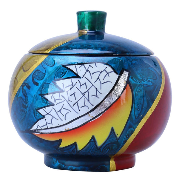 Lacquer Hand Painting Candy Jar