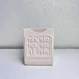 "Tiên Học Lễ, Hậu Học Văn" Concrete Pen Holder