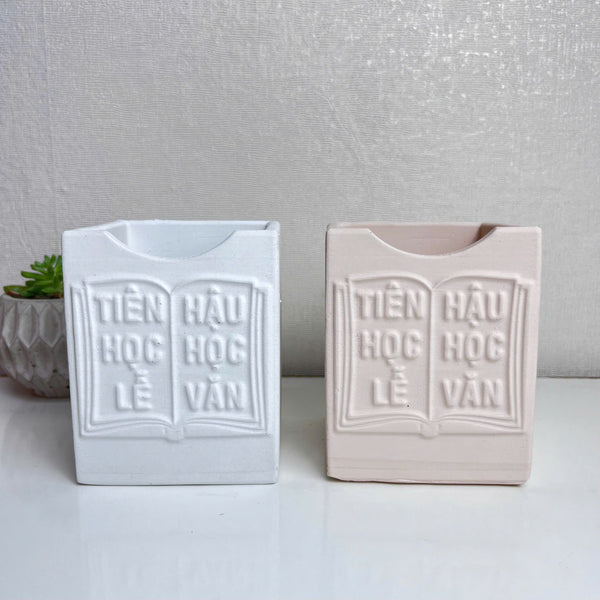 "Tiên Học Lễ, Hậu Học Văn" Concrete Pen Holder