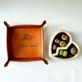 Personalized Leather Tray