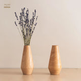Wooden Flower Vase (ylindrical vase)