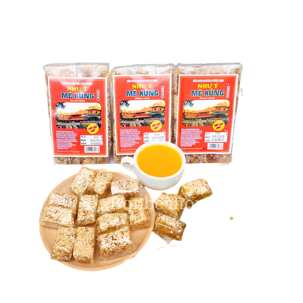 Vietnamese chewy sesame peanut candy (Keo Me Xung)