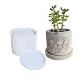 Face Dog Pattern Planter Molds