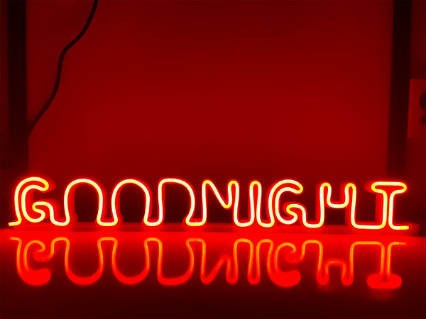Goodnight Led Neon Sign - Self Standing