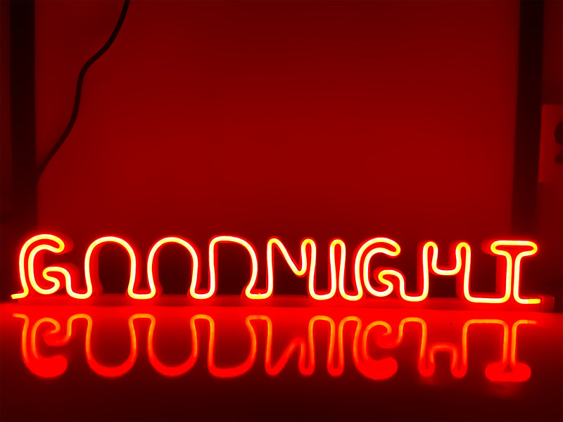 Goodnight Led Neon Sign - Self Standing