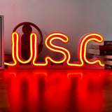 University name led neon sign