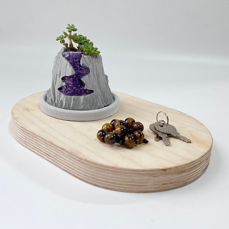 Volcanic Flow Rock Planter - Way Volcano