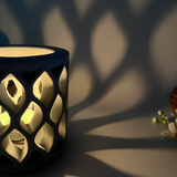 Lattice Glow Candle Holder