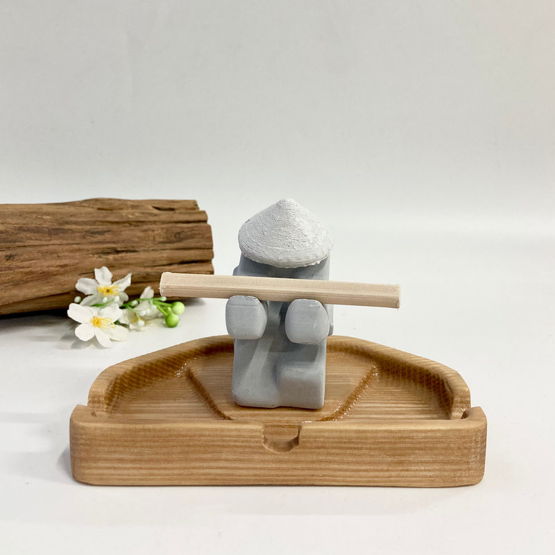 Warrior Natural Wood Ashtray Set