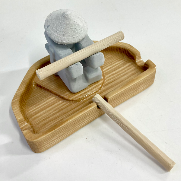 Warrior Natural Wood Ashtray Set
