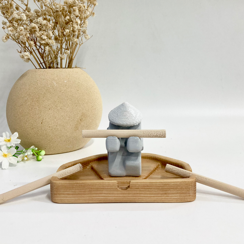 Warrior Natural Wood Ashtray Set