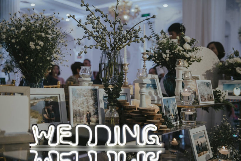 Wedding Led Neon Sign - Self Standing