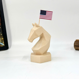 3D-Printed Horse Sculpture