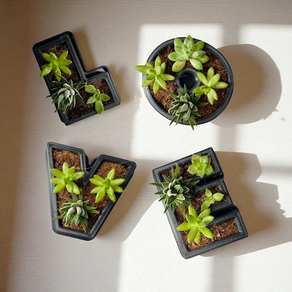 3D Printed Letters Planters (LOVE)