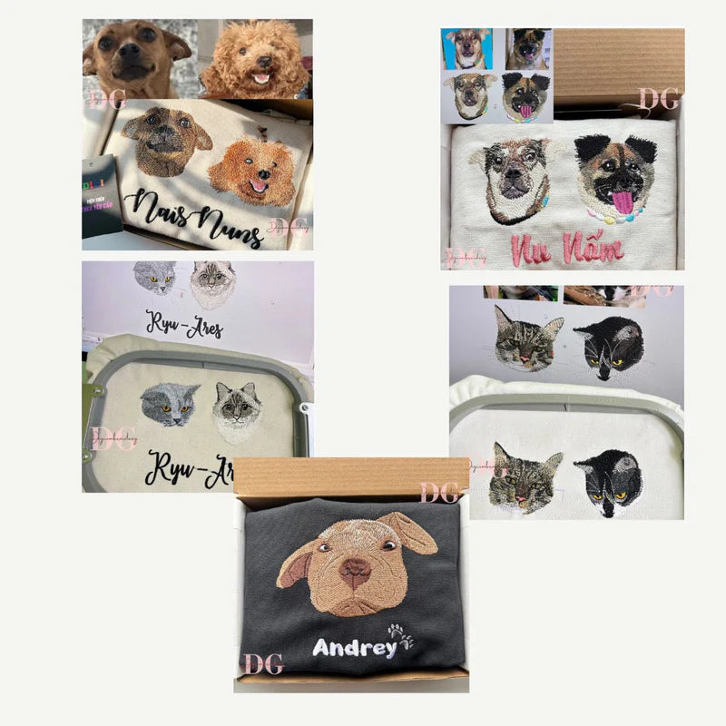 Custom Picture Embroidered Tote Bag