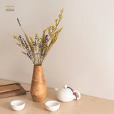 Wooden Flower Vase (ylindrical vase)