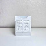 "Tiên Học Lễ, Hậu Học Văn" Concrete Pen Holder