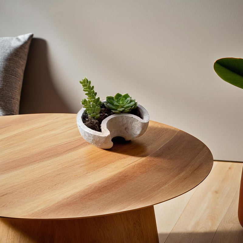 Crescent Moon Silicone Concrete Flower Pot Molds,Industrial Building Design Succulent Plant Molds Cement Clay Moulds Home Office Desk Decor