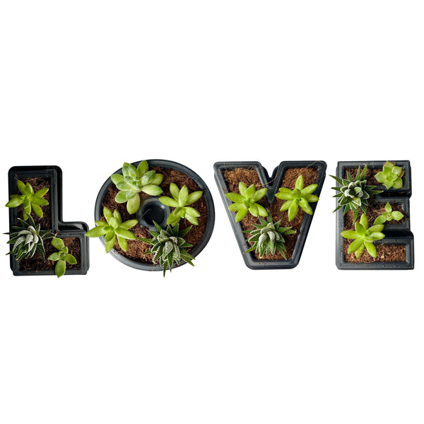 3D Printed Letters Planters (LOVE)