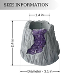 Volcanic Flow Rock Planter - Crescent volcano