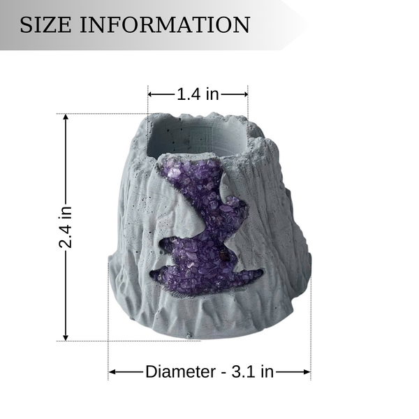 Volcanic Flow Rock Planter - Way Volcano
