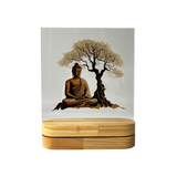 Buddha Lamp Under the Tree Canopy