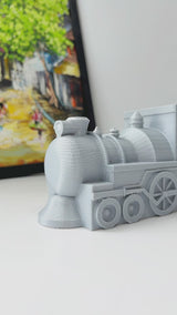 3D-Printed Vintage Train Model Planter
