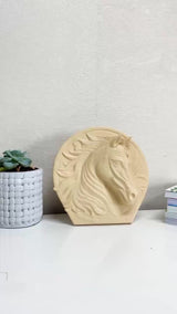 Artistic 3D-Printed Horse Head Wall Art
