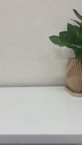 Voronoi Concrete Candle Holder