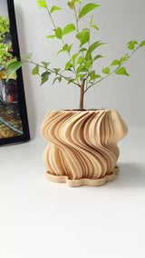 3D-Printed Wavy Planter