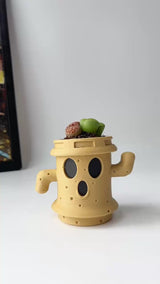 Lloid the Gyroid Planter, Cute Planter Pot