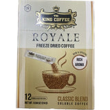 King Coffee Freeze-Dried Instant Coffee – Royale Classic Blend (12 Sachets )