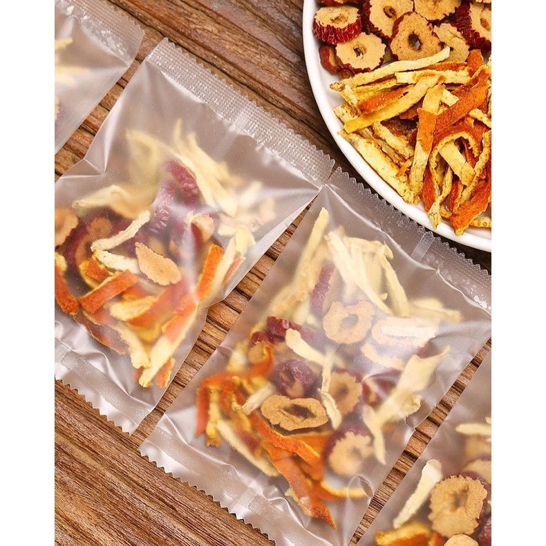 Ginger, Jujube, and Dried Tangerine Peel Tea