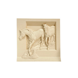 Artistic 3d-Printed War Horse Wall Art