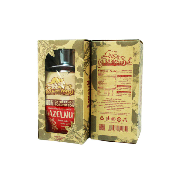 Roasted and Ground Hazelnut Coffee 250g Box – Con Chon Vang