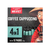 Instant Cappuccino Coffee 4-in-1, rich flavor, creamy milk, and sweet cream - MR.VIET Coffee