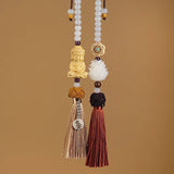 Bodhi Flower Hanging Ornament – Boxwood & Decorative Stone