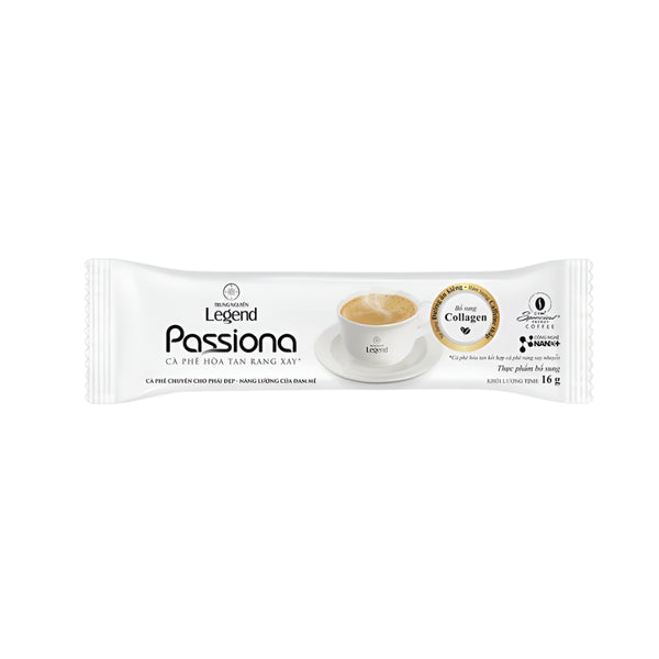 Instant Milk Coffee Passiona 4-in-1 (enhanced with Collagen) - Trung Nguyen Legend
