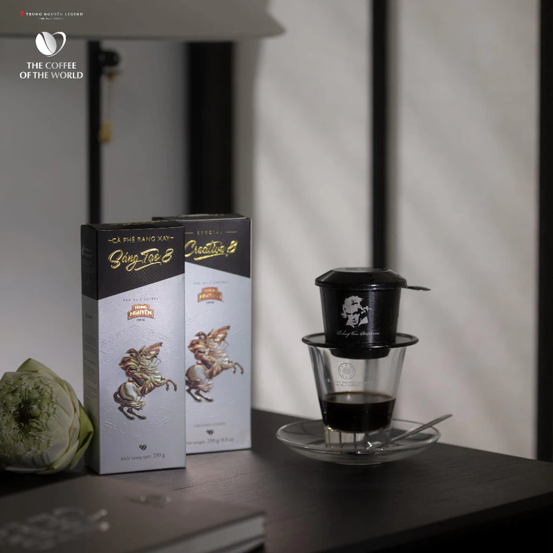 Roasted & Ground Coffee "Sang Tao 8" - Trung Nguyen Legend