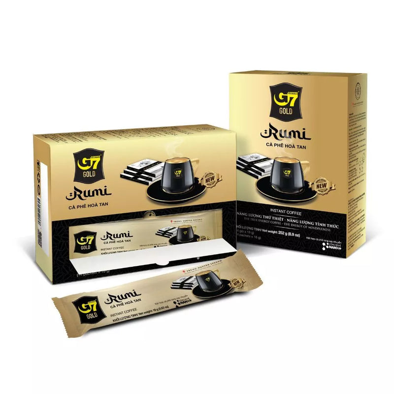 G7 Gold Rumi Instant Milk Coffee - Trung Nguyen Legend