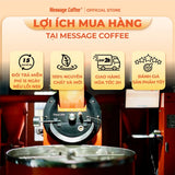 Message Coffee Pure Robusta Whole Beans Natural Roast 200 g