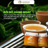 Ladophar Ginger Lemongrass Herbal Tea Bags – 20 Tea Bags