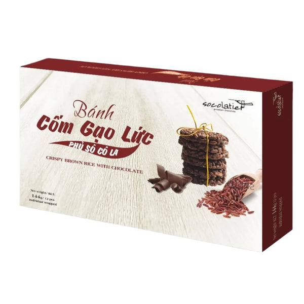 Crispy Brown Rice With Chocolate 80g