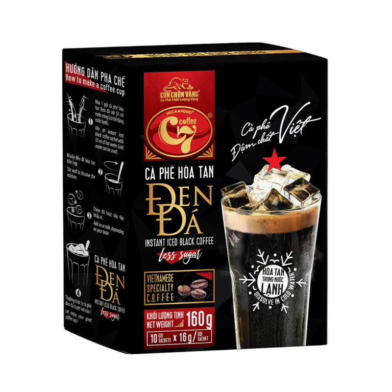 Instant Coffee 2-in-1 (Iced Black Coffee) - Con Chon Vang C7