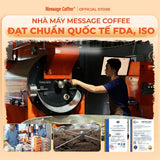 Message Coffee Pure Robusta Whole Beans Natural Roast 200 g