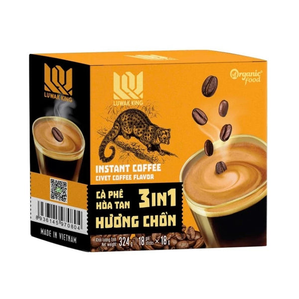 Instant 3-in-1 Coffee Civet Flavor - Luwak King